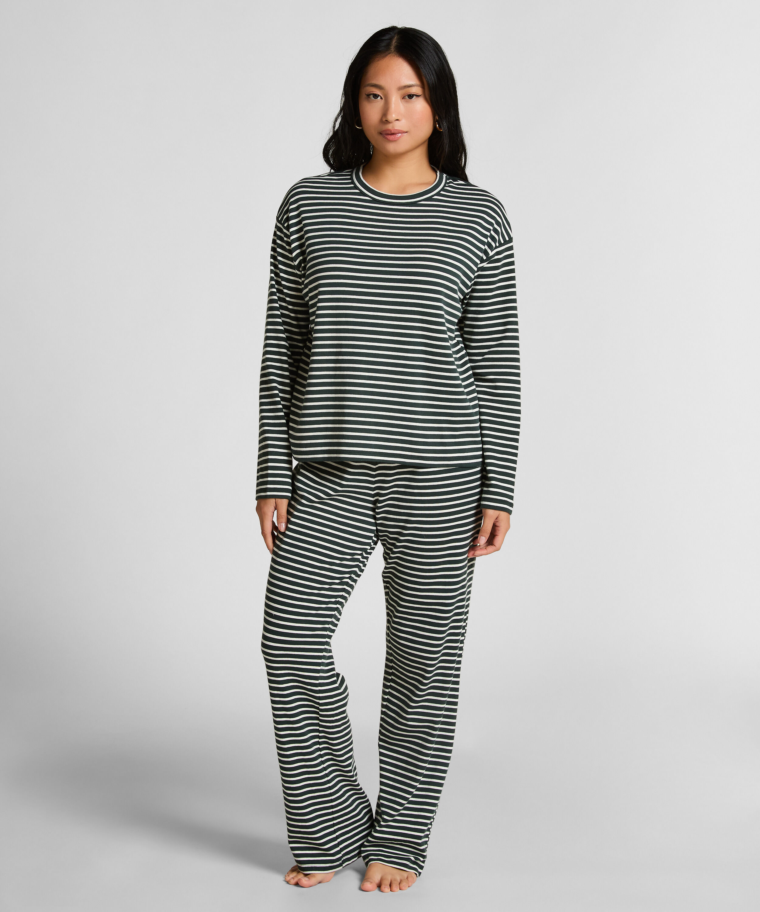 Pyjama en jersey de coton, Vert