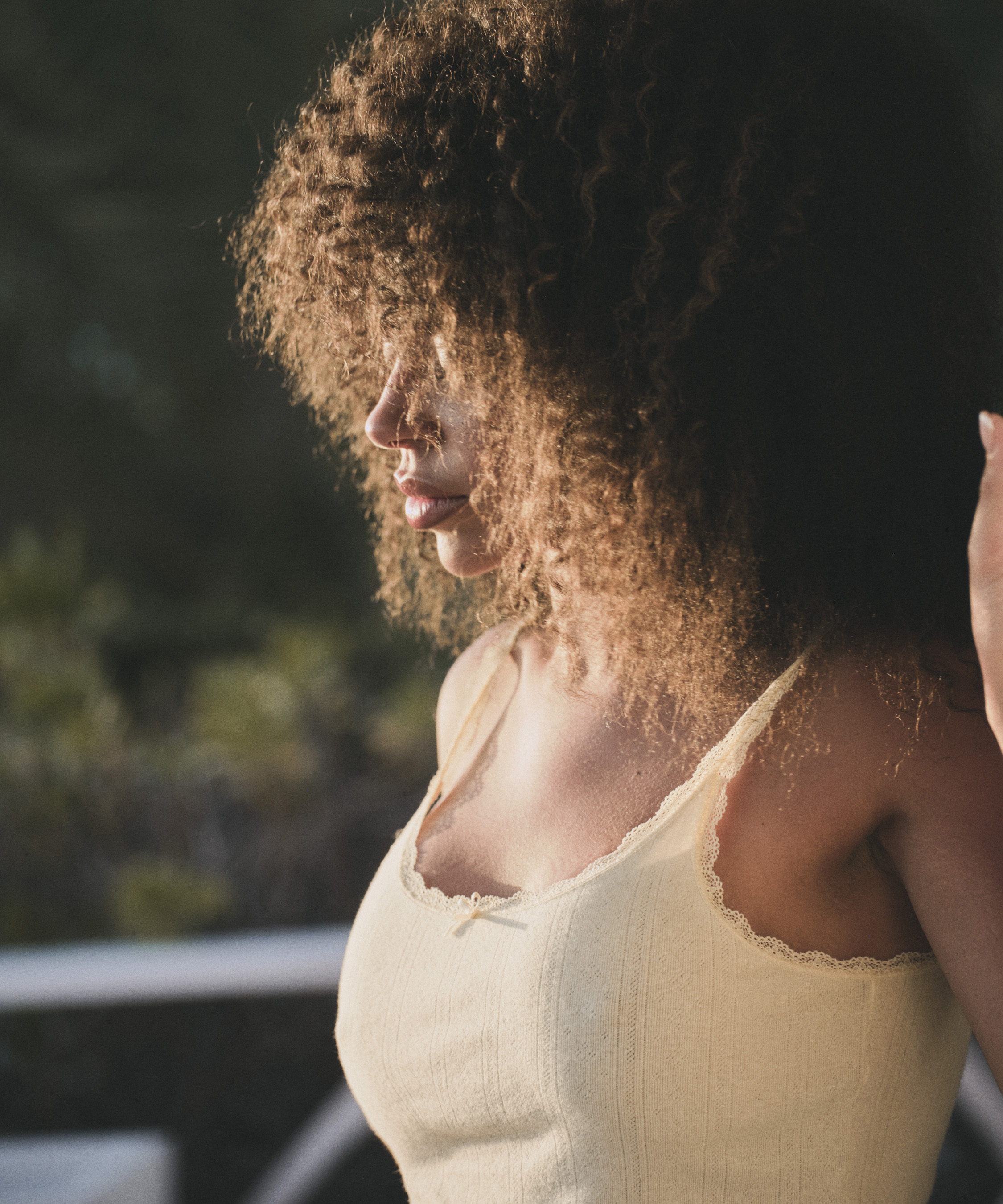 Pointelle-Unterhemd, Gelb, main