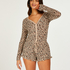 Onesie Leopard, Beige