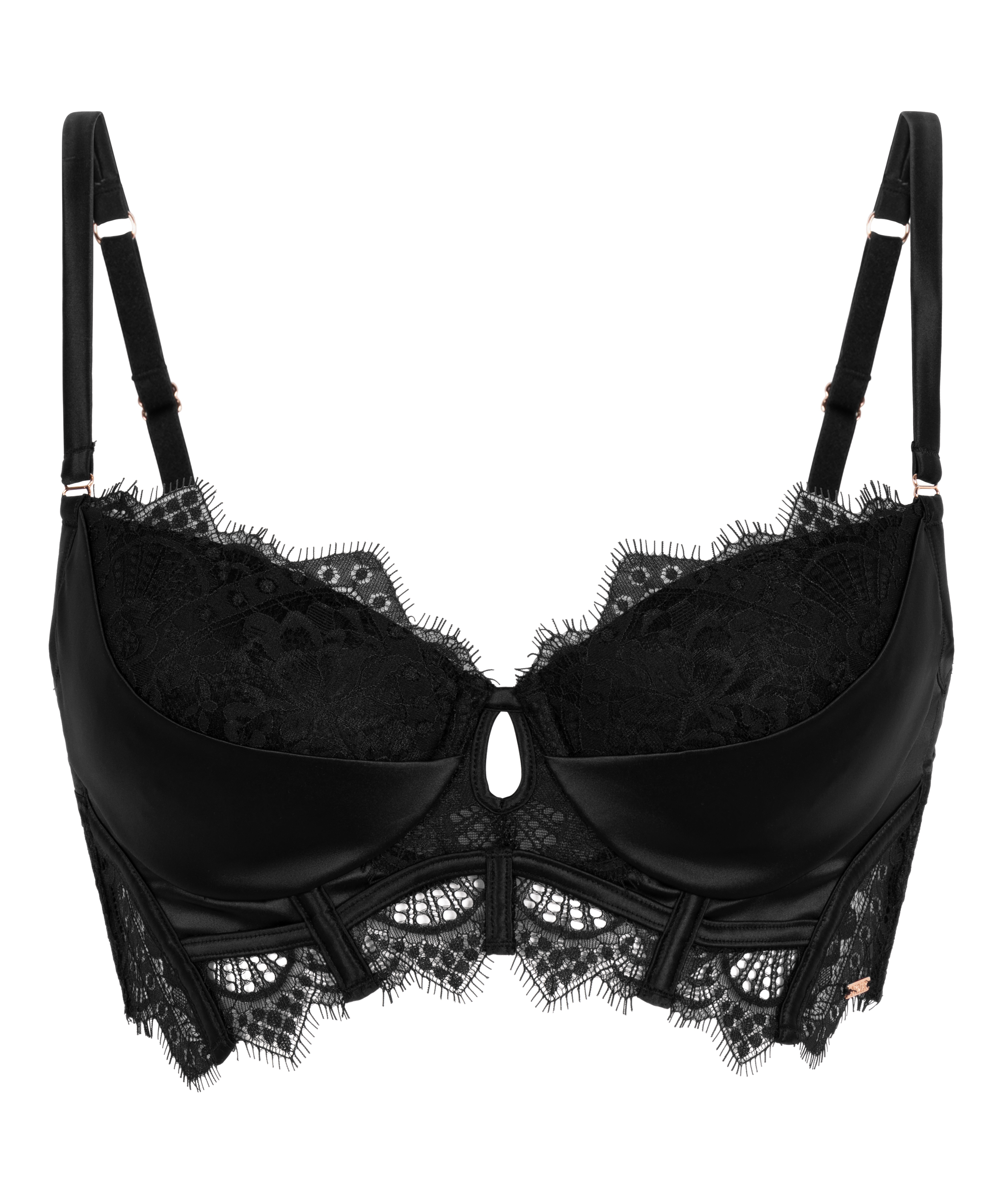 Soutien-gorge à la palangre à armatures préformé Zoé, Noir, main