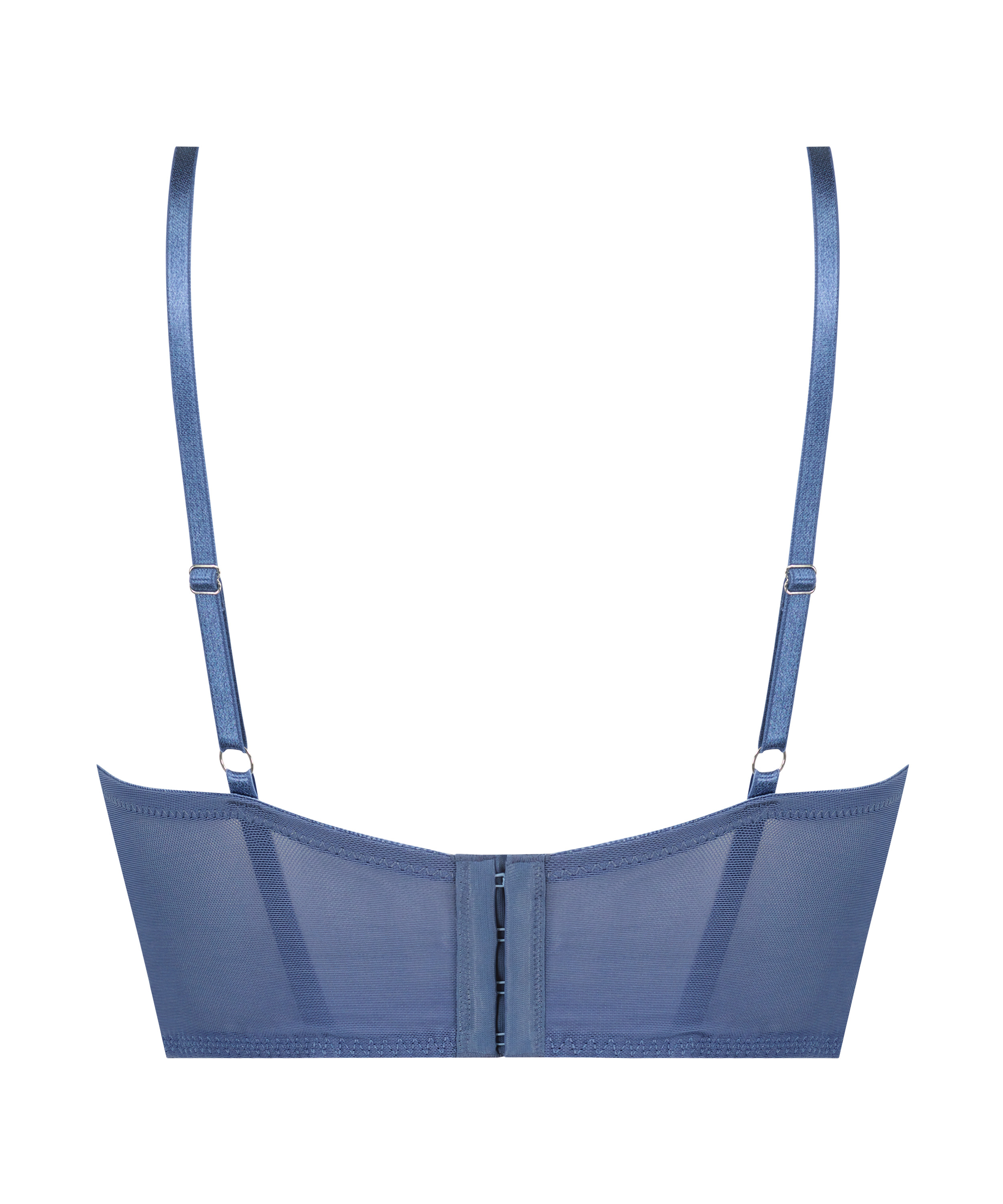 Gepolsterter Push-Up-Bügel-BH Lotta, Blau, main