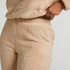 Jogginghose aus Fleece Snuggle, Beige