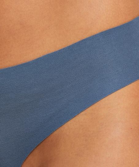 Invisible Brazilian aus Baumwolle, Blau