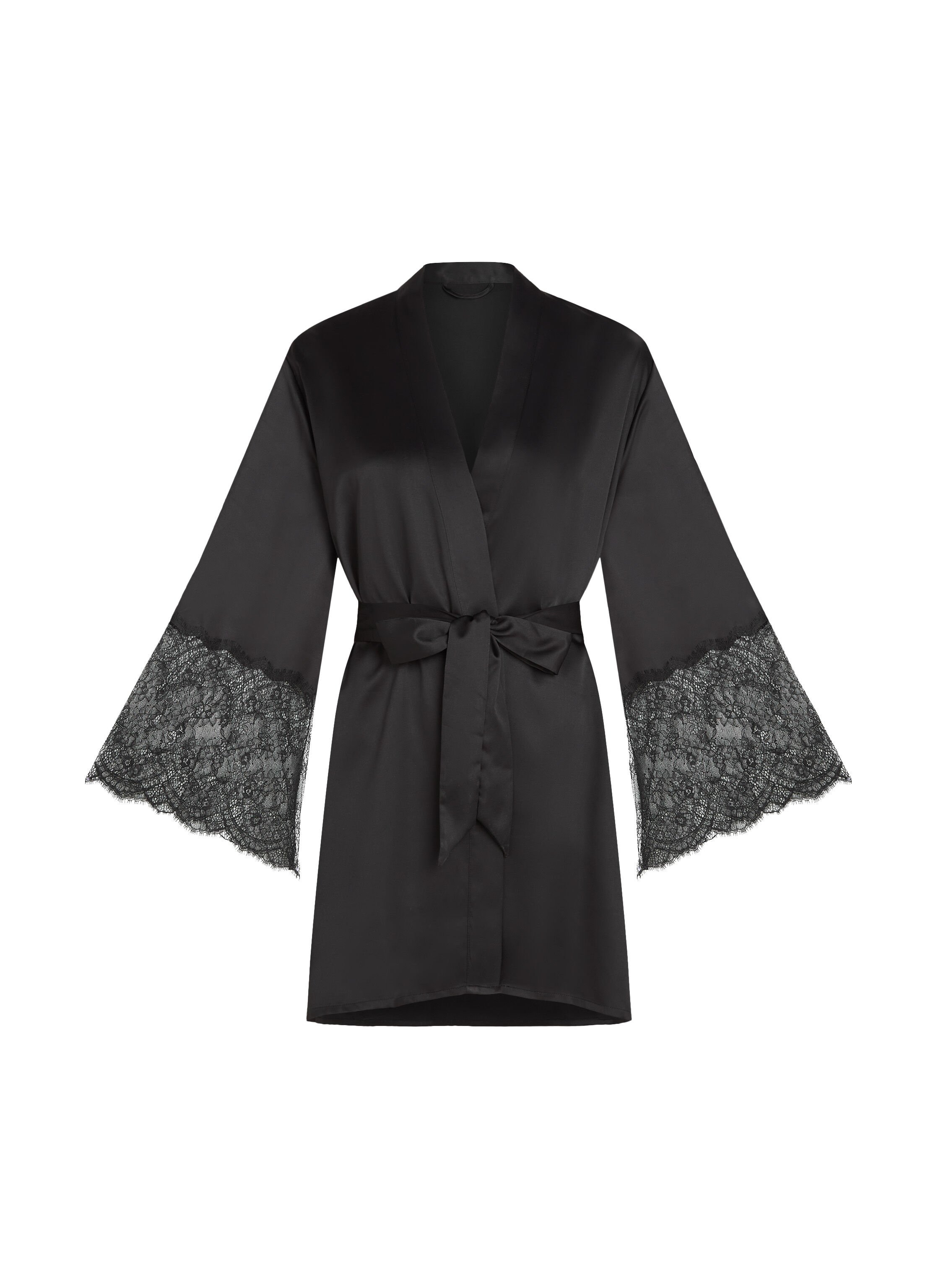 Kimono Satin, Noir