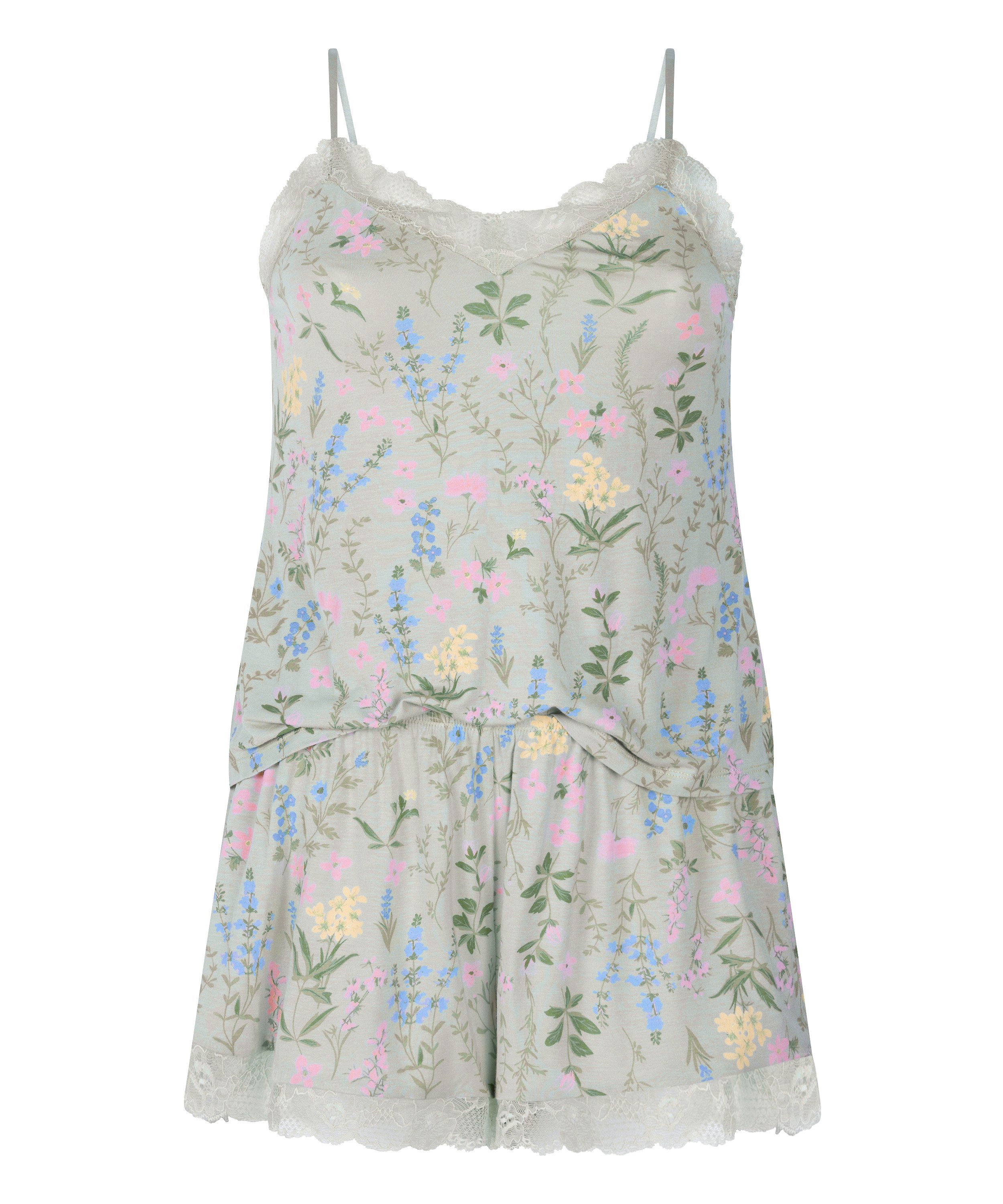 Kurzes Pyjama-Set Cami, Grün, main