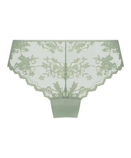Slip brésilien Invisible Lace Back, Vert