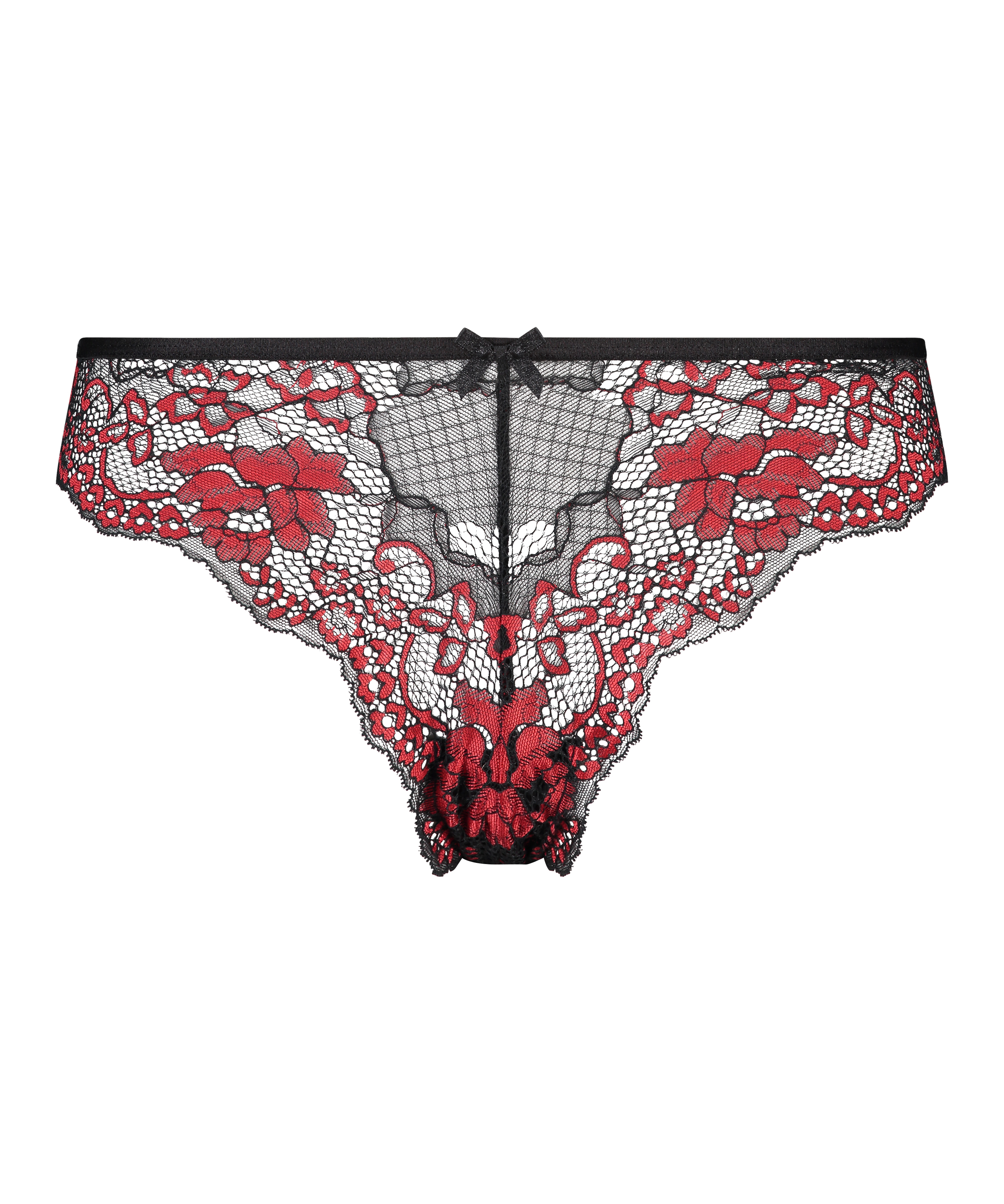 Slip br&eacute;silien Halo, Noir, main