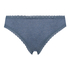 Slip brésilien coton, Bleu