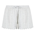 Pyjama-Shorts Pointelle, Beige