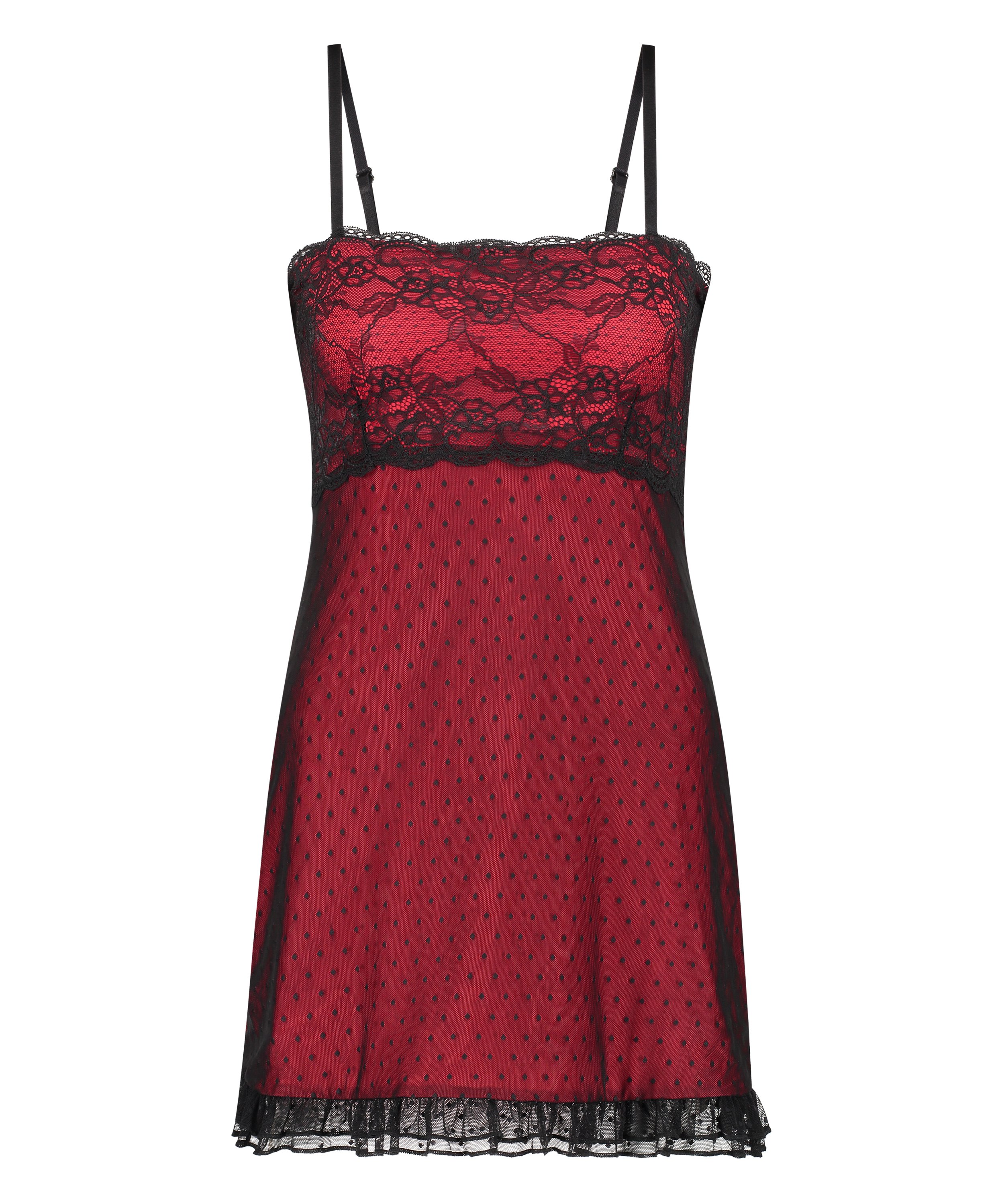 Slipdress Bandeau, Rot, main