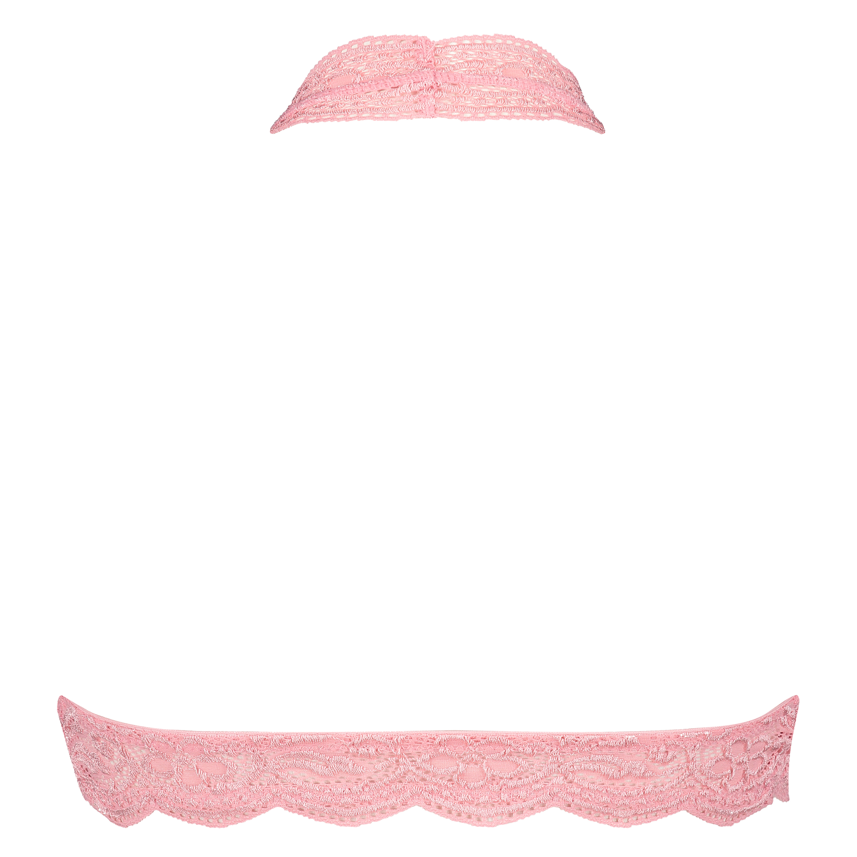 Bralette Halter Lace, Rose, main