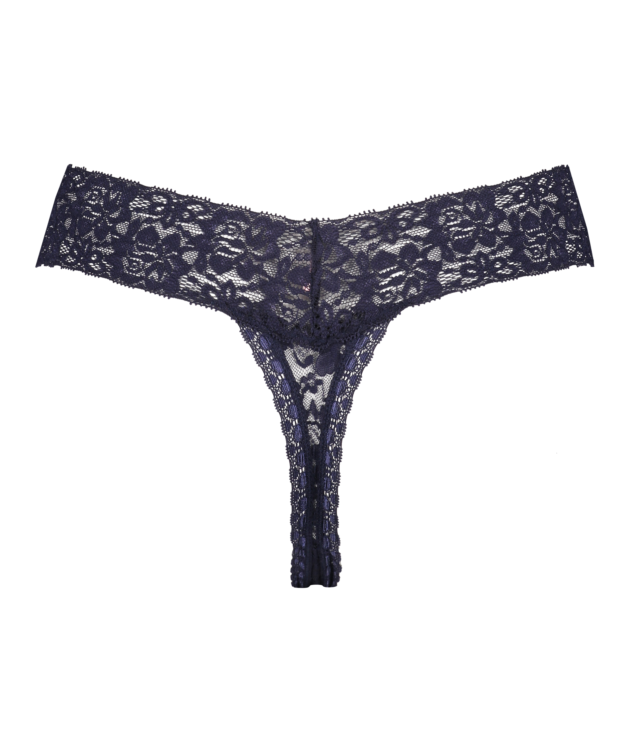 Besonders niedriggeschnittener V-String, Blau, main