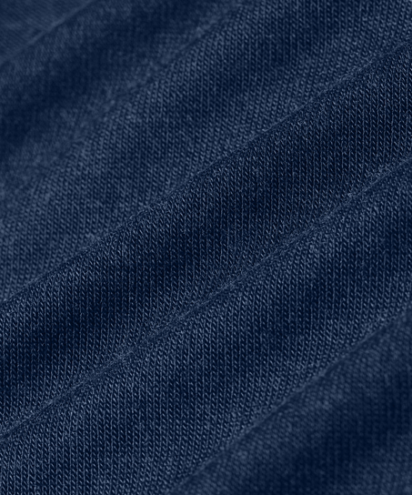 Haut avec cachemire à col bateau super soft, Bleu