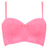 Padded longline bra Andrea, Rose