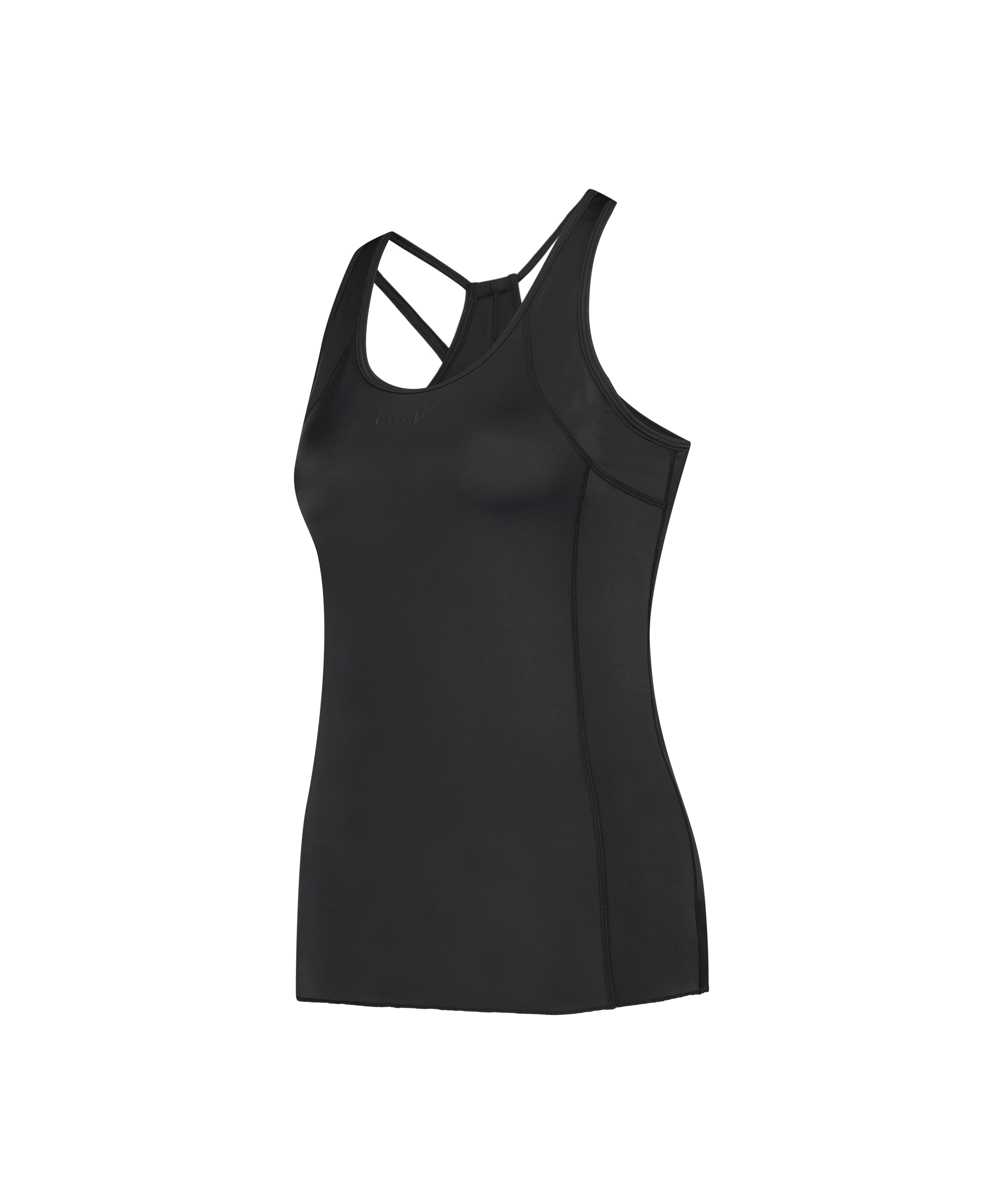 HKMX Sport slim fit tank top, Schwarz, main