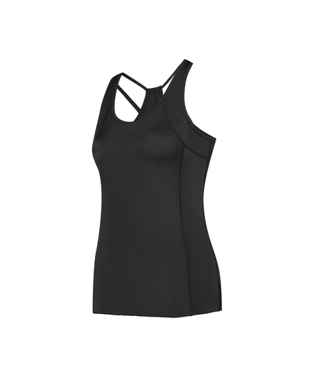 HKMX Sport slim fit tank top, Schwarz