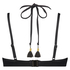 Vorgeformtes B&uuml;gel-Bikinitop Scallop Glam, Schwarz