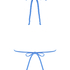Triangle-Bikini-Top Suze, Blau