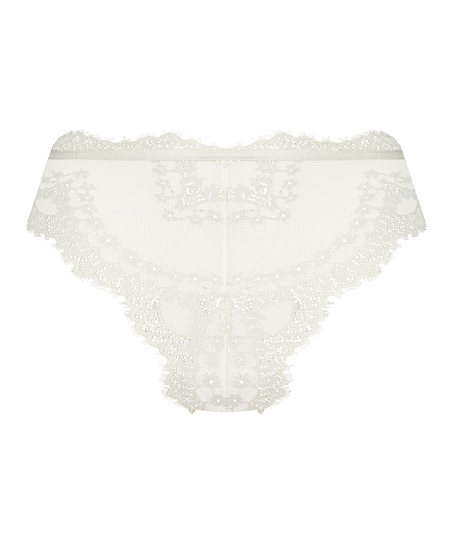 Slip brésilien Daisy, Blanc