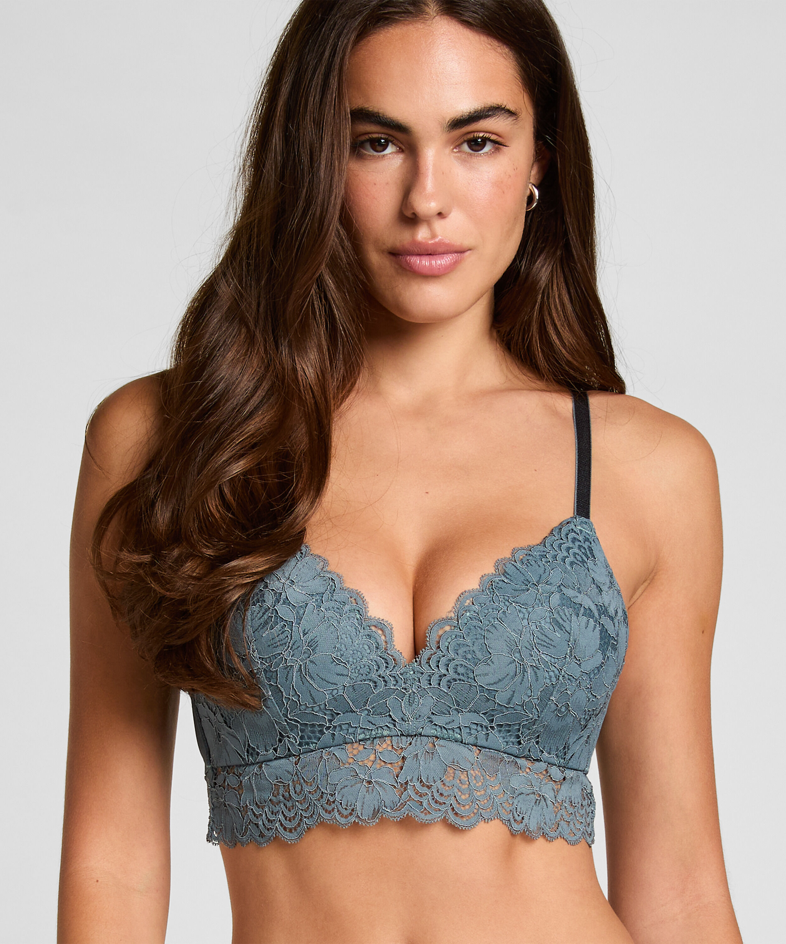 Soutien-gorge sans armatures préformé Andrea, Bleu