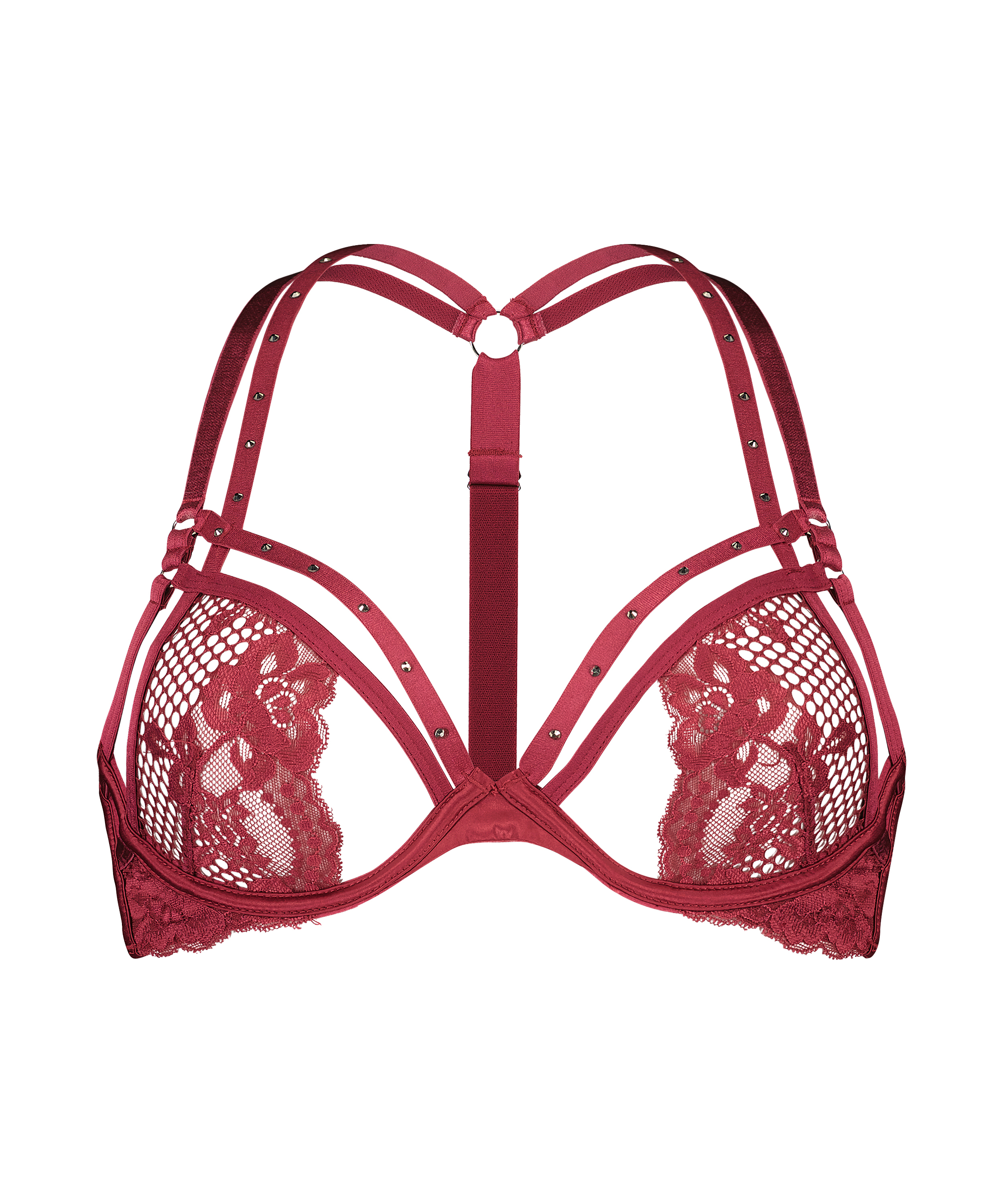 Soutien-gorge &agrave; armatures non-pr&eacute;form&eacute; Monroe, Rouge, main