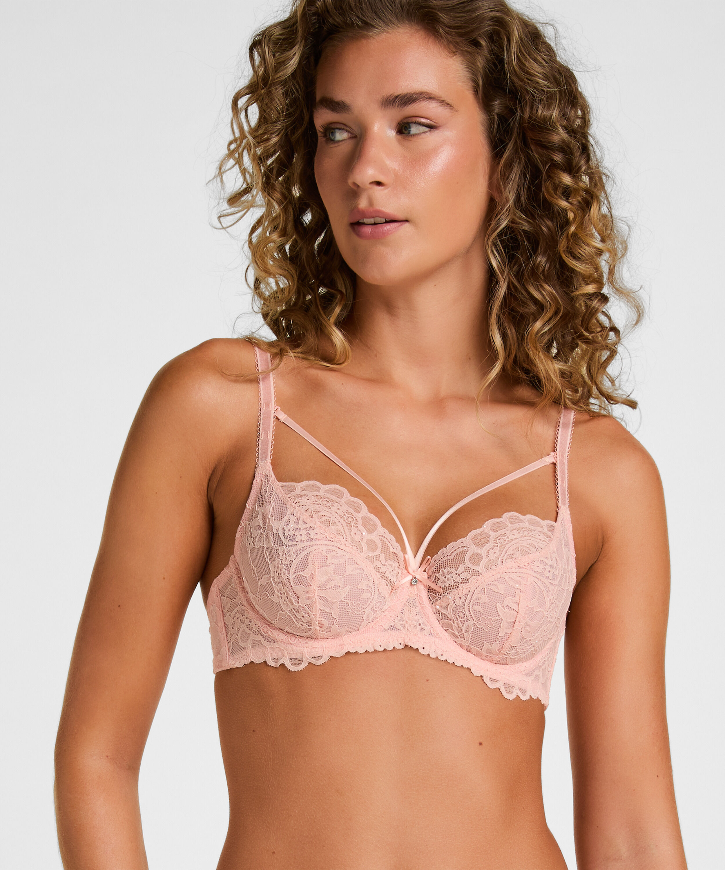 Soutien-gorge à armatures non-préformé Isadora, Rose