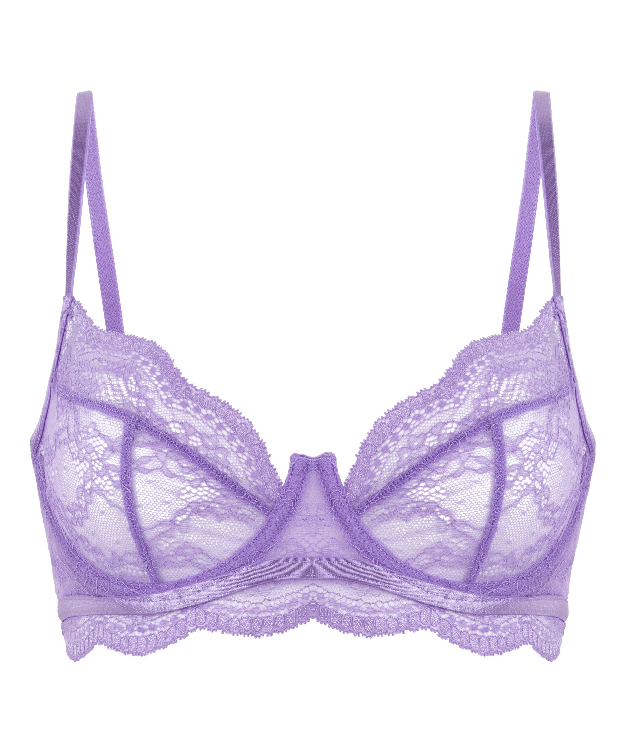 Soutien-gorge non-rembourré à armatures Isabelle, Violet, main