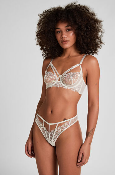 Hunkemöller String Taille Haute Kristina Blanc