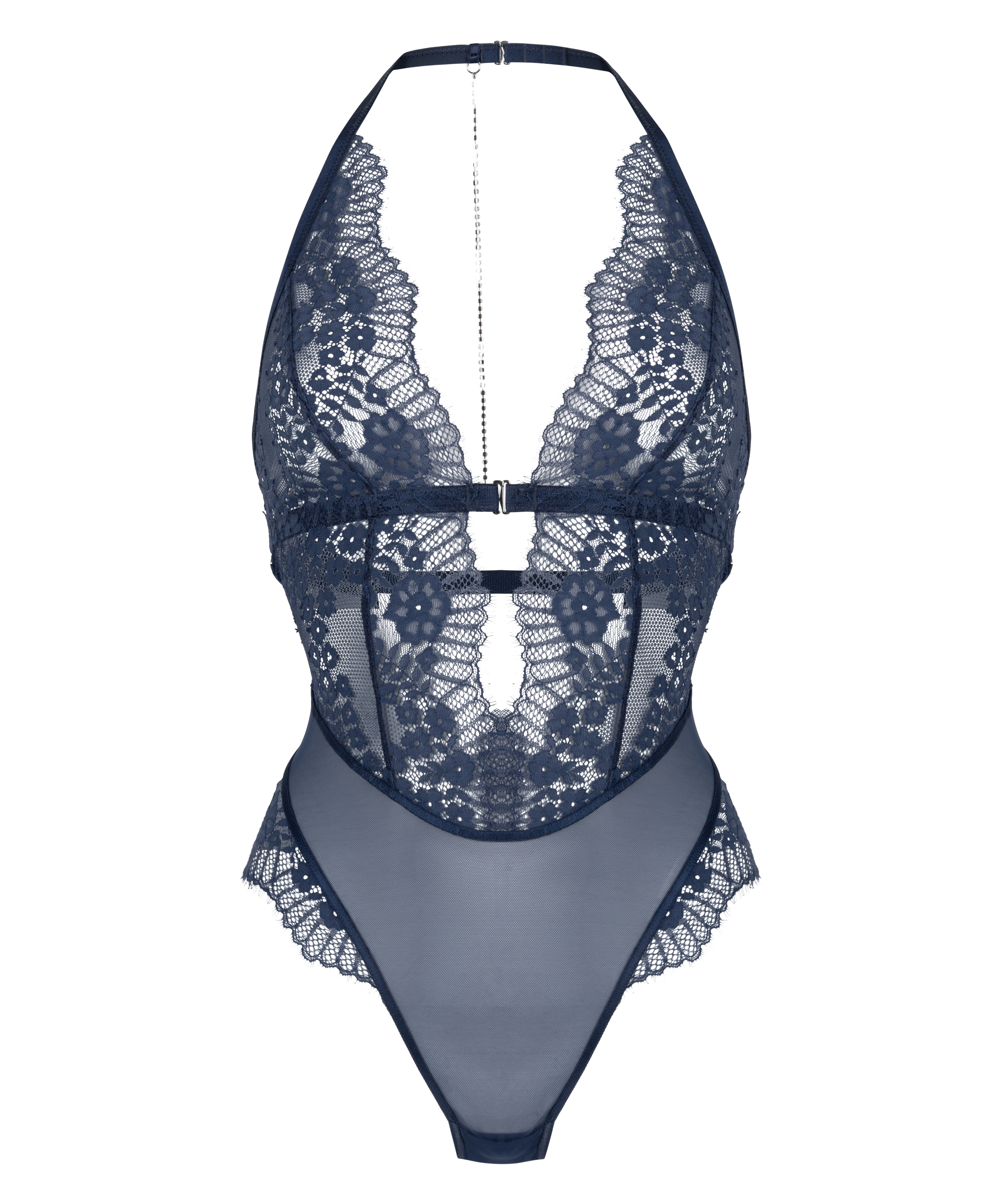 Body Pearlene, Bleu, main