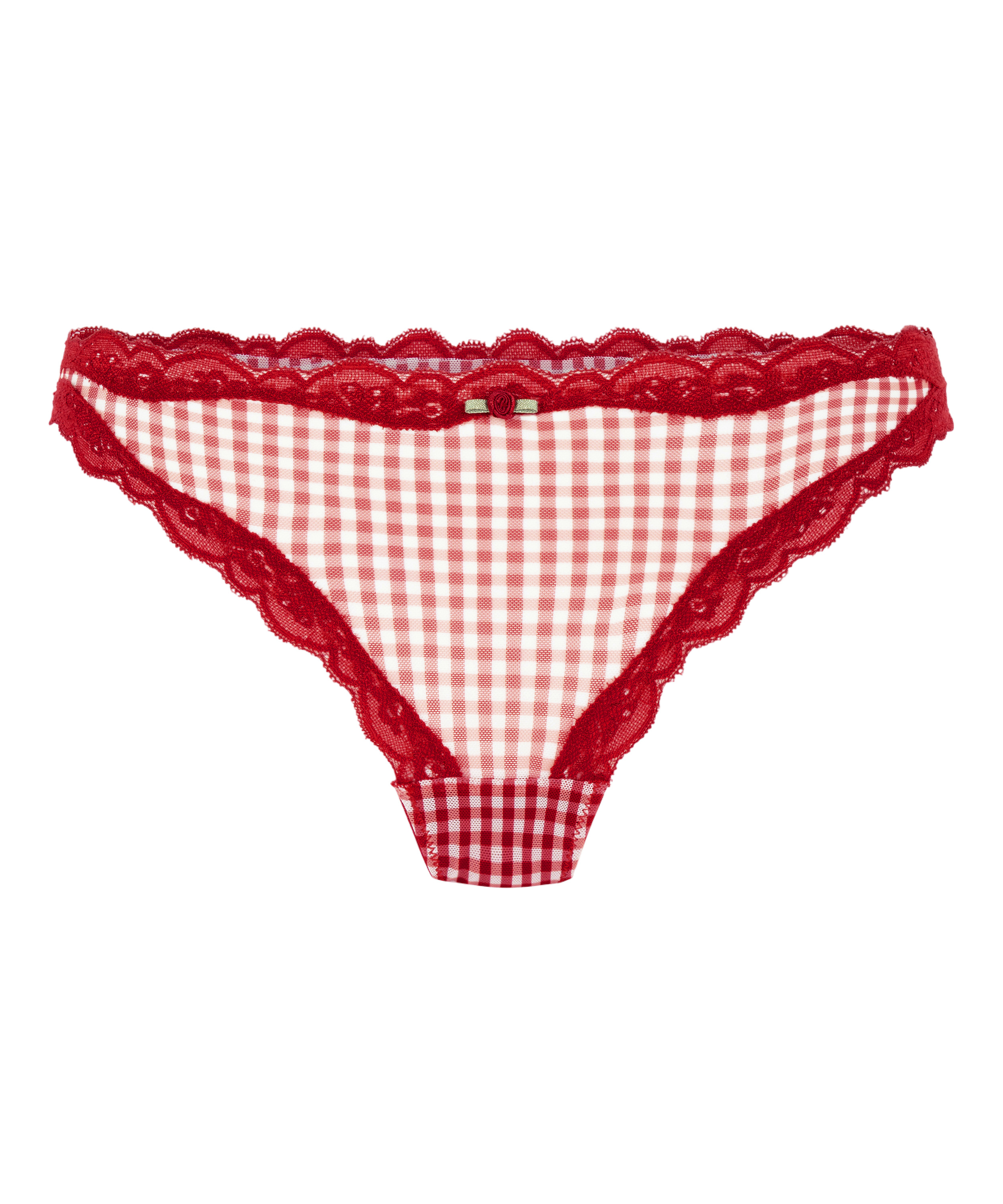 String échancré Liz, Rouge, main