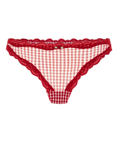 String échancré Liz, Rouge