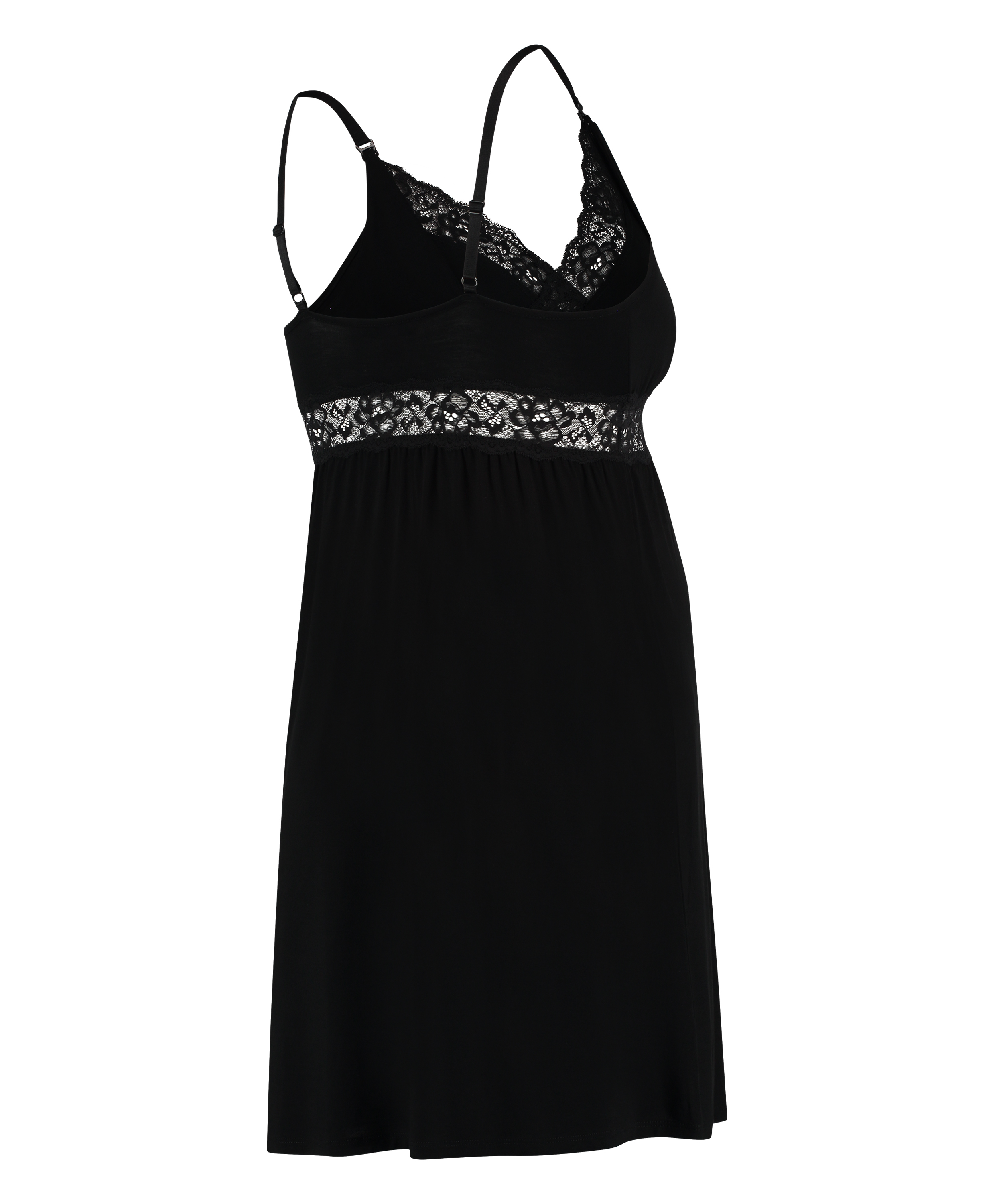 Umstands-Slip-Kleid, Schwarz, main