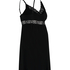 Umstands-Slip-Kleid, Schwarz