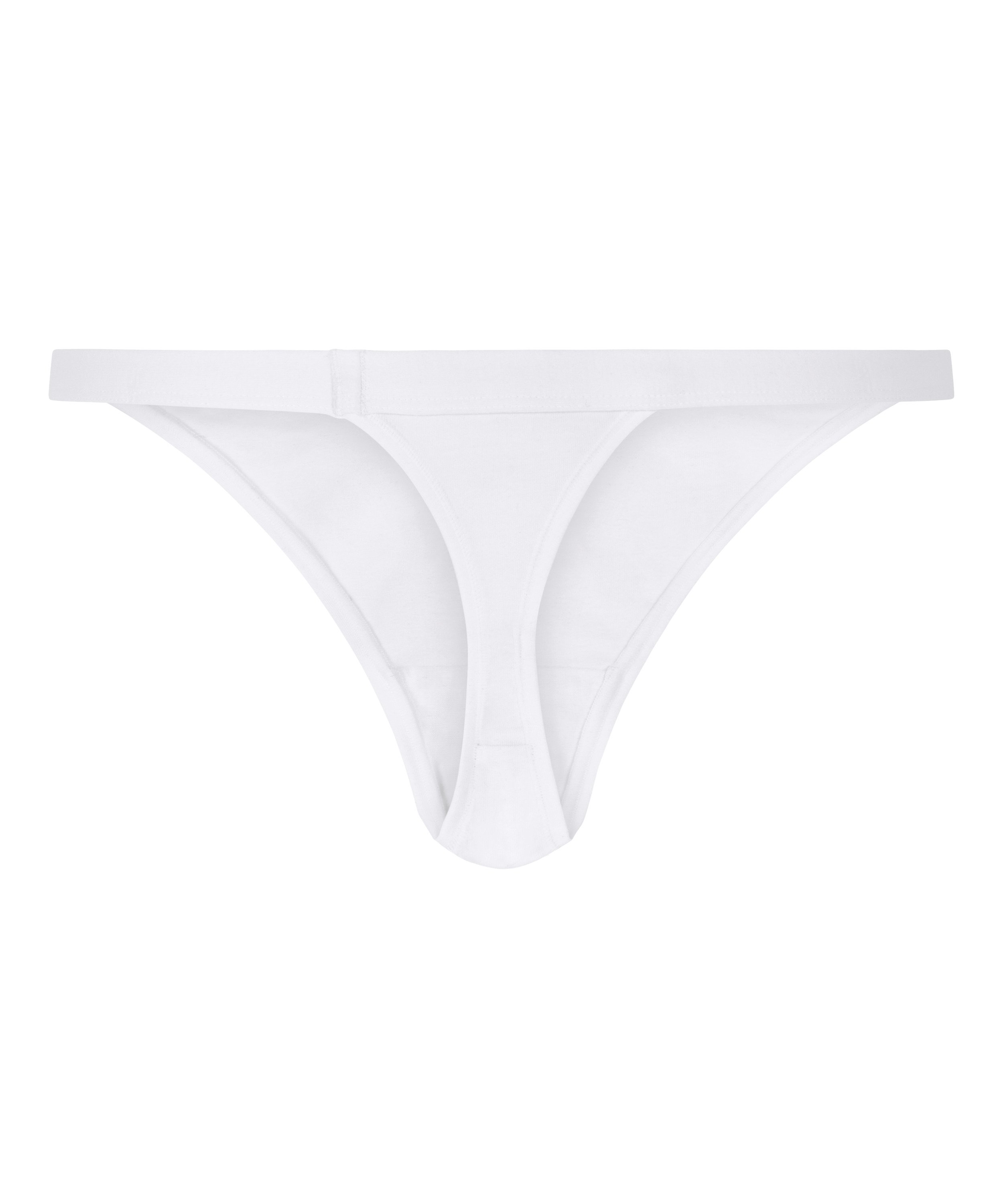 String en coton, Blanc, main