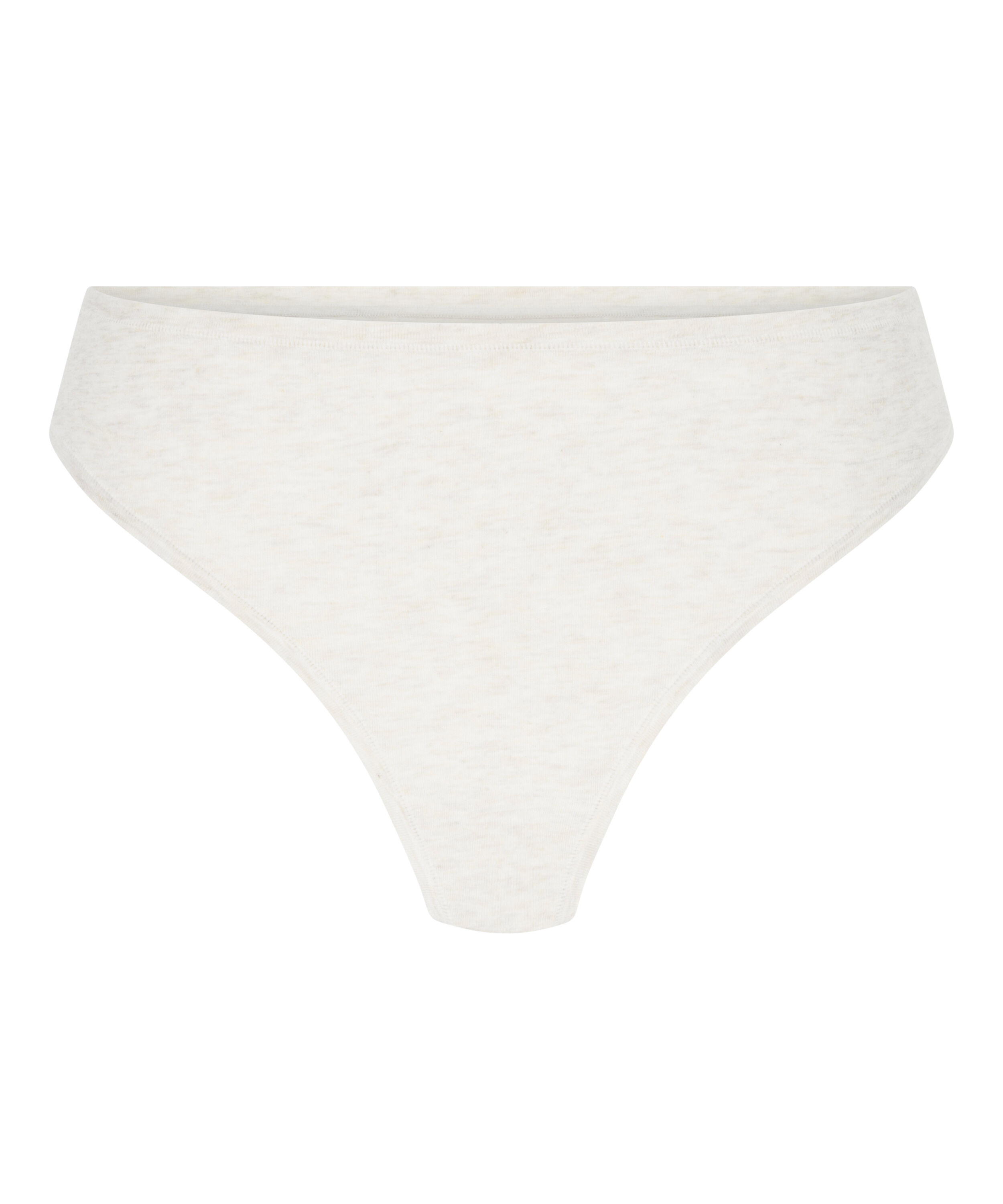 Tanga en coton doux, Beige