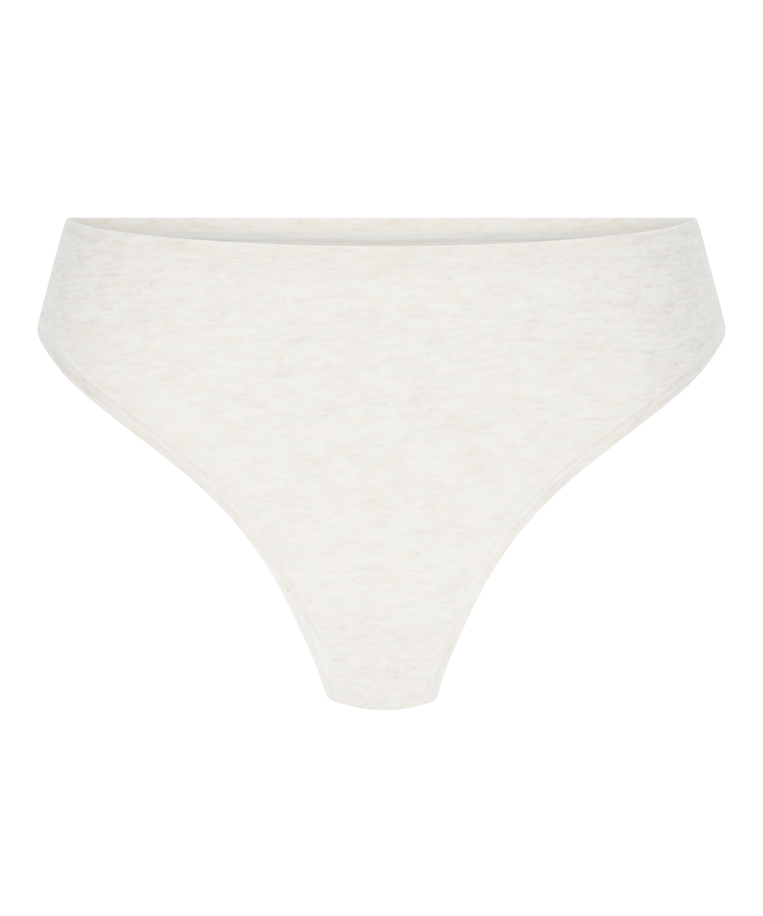 Tanga en coton doux, Beige, main