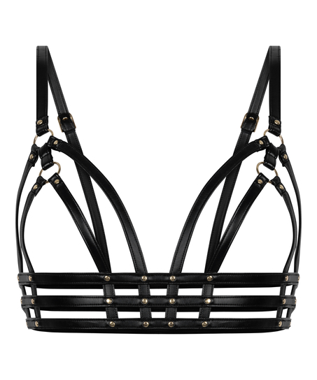 Bralette Cross, Schwarz