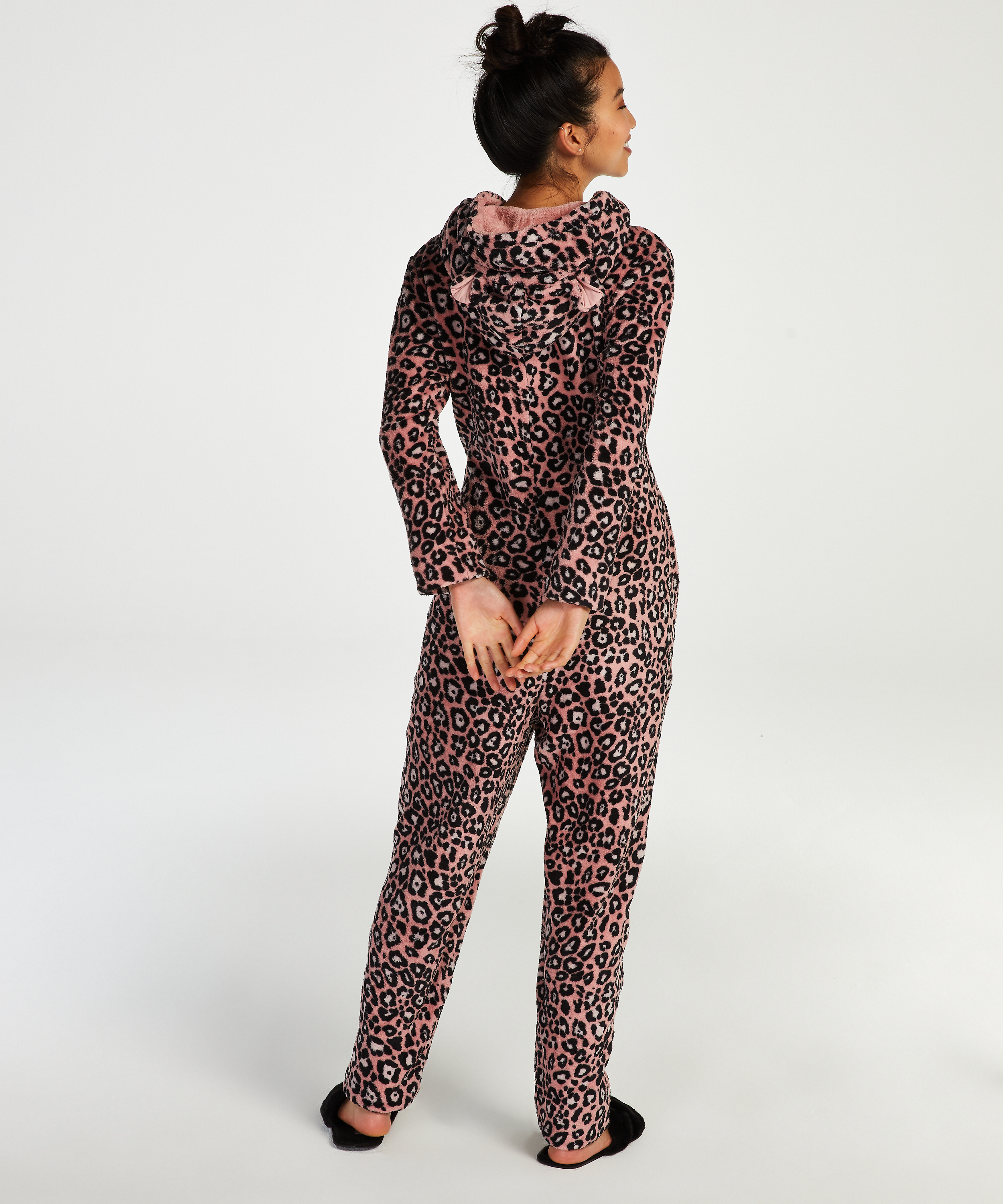 Onesie Leopard, Rose, main