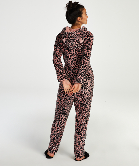 Onesie Leopard, Rose