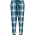 Petite Pyjamahose Twill Check, Blau