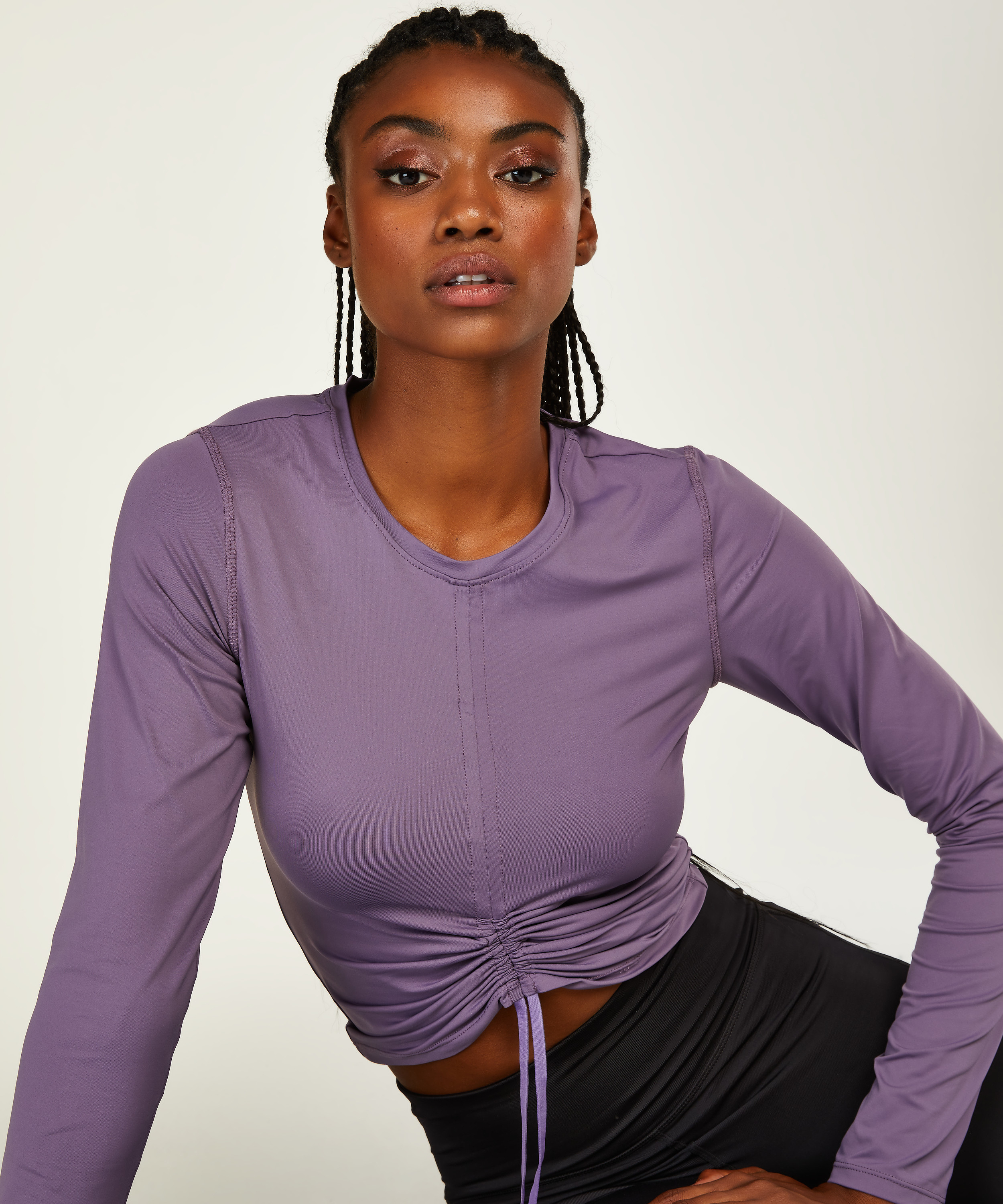 HKMX Sporttop Aura mit langen Ärmeln, Lila, main
