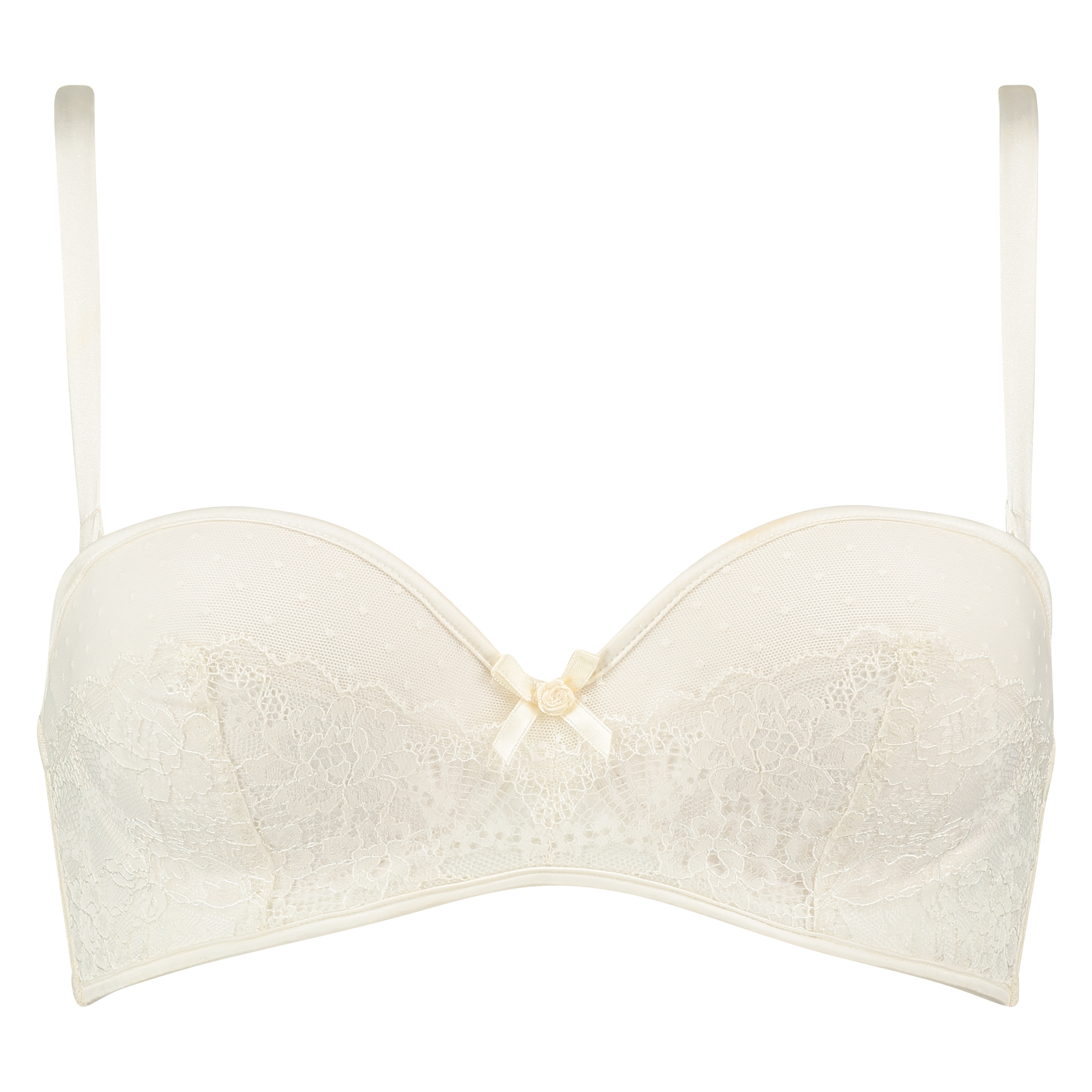 Padded strapless underwired bra Ramona, Wei&szlig;, main