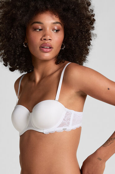 Hunkemöller Vorgeformter Bügel-BH Angie, strapless Weiß