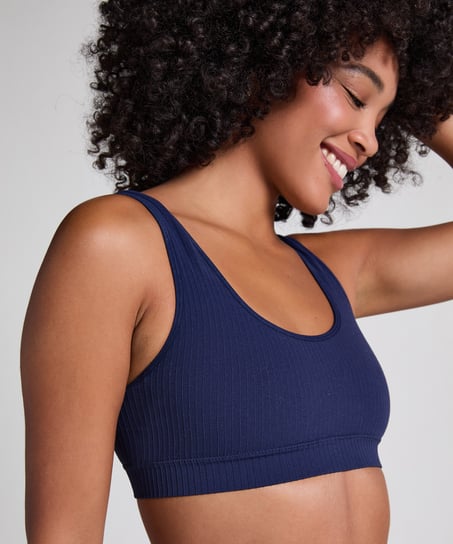 Bralette Scoop Dianne, Blau