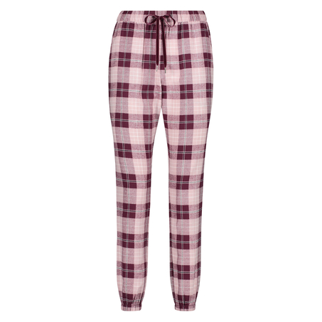 Petite Pyjamahose Twill Check, Rot