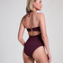 Maillot de bain bandeau en néoprène, Violet