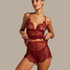 Shorts Lace Delphine, Rot
