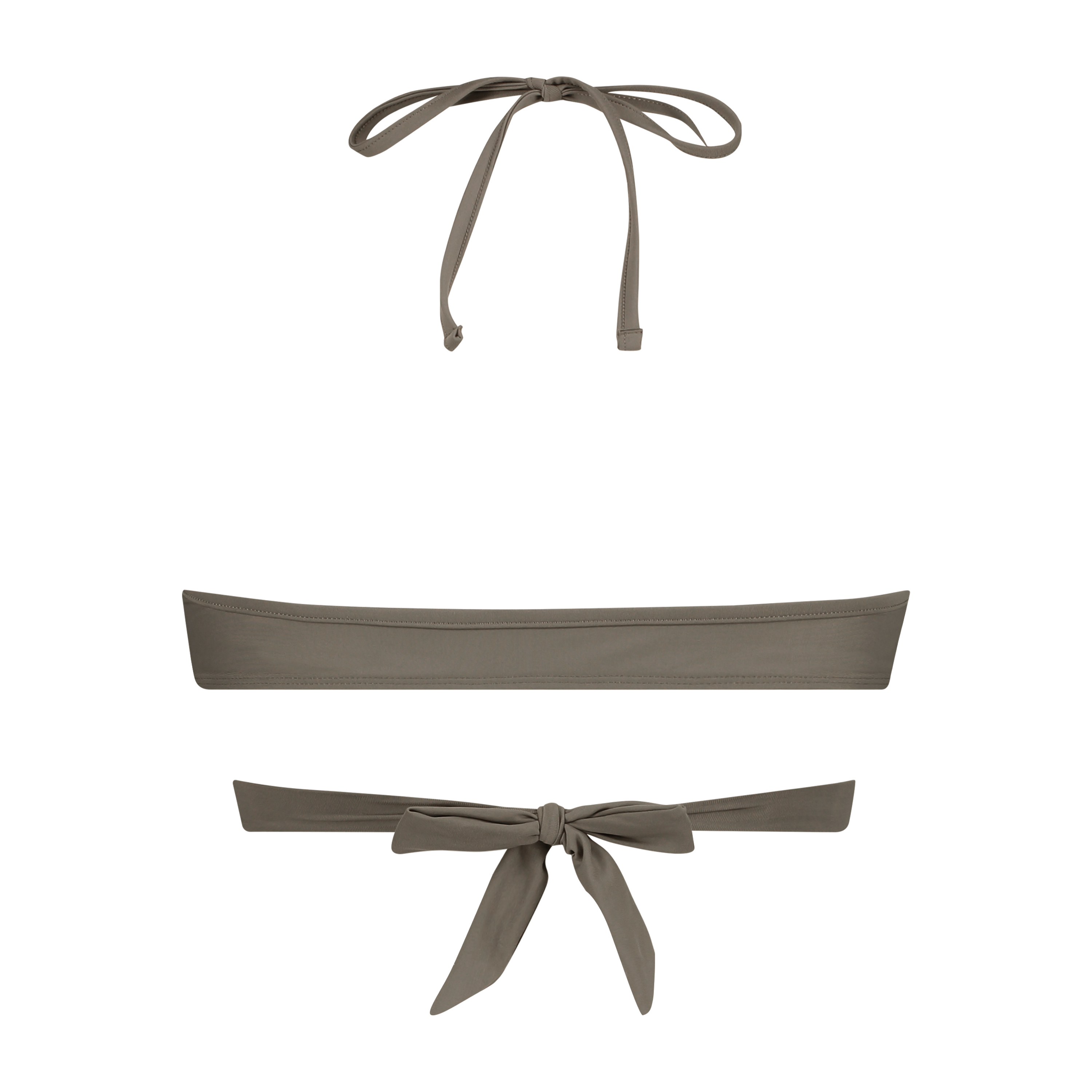 Triangel-Bikini-Oberteil Tribe, Grün, main