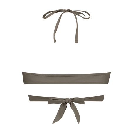 Triangel-Bikini-Oberteil Tribe, Grün