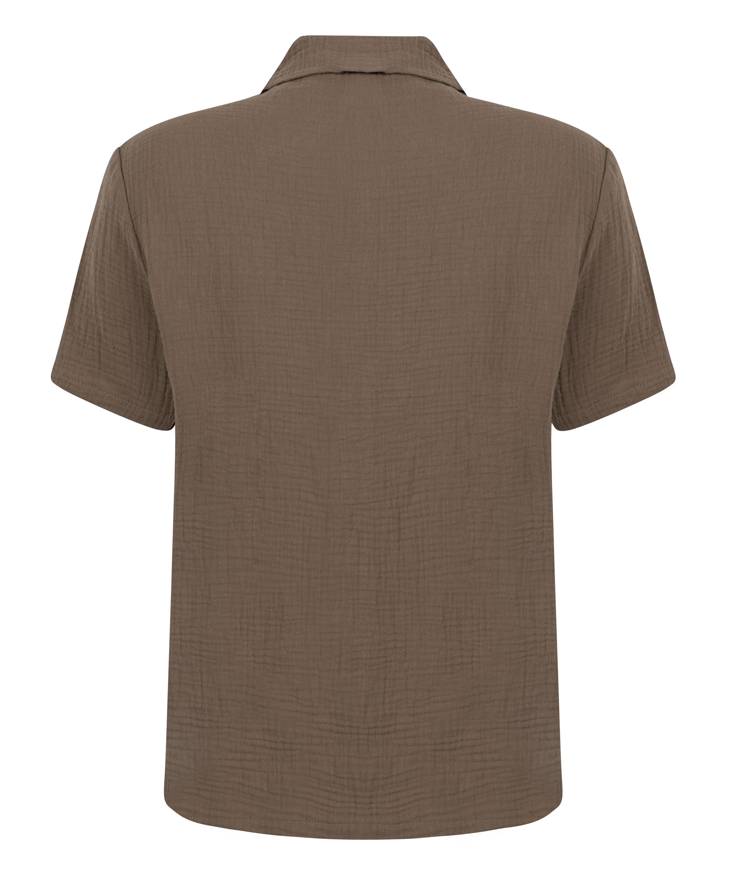 Musselin-Jacke, Braun, main